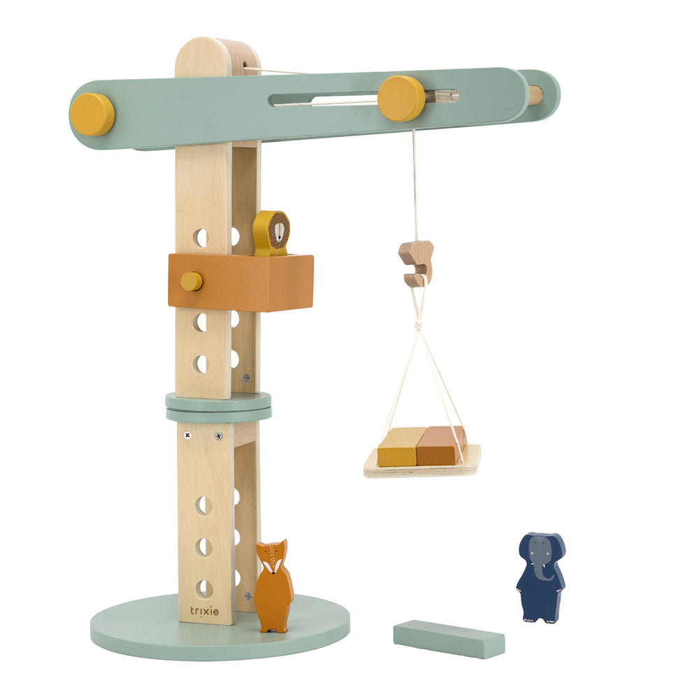Trixie Wooden Construction Crane with Accessories