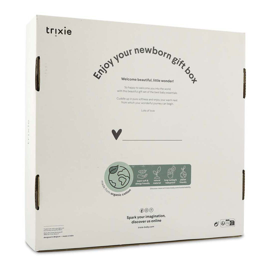 Trixie newborn gift box l - peppy penguins