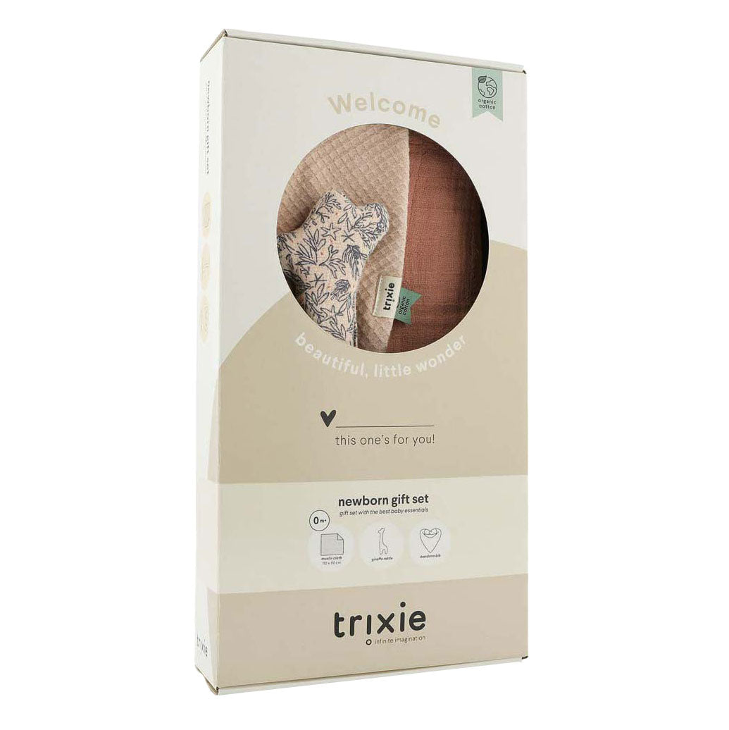 Trixie confezione regalo neonato m - adorabili foglie