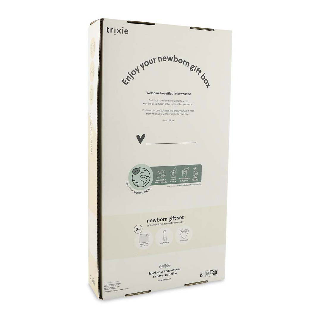 Trixie confezione regalo neonato m - adorabili foglie