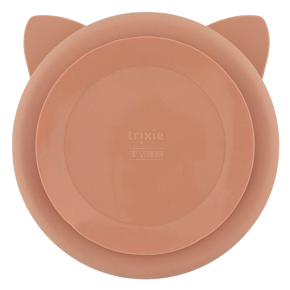 Trixie silicone plate with compartments and suction cup - Mrs. Cat