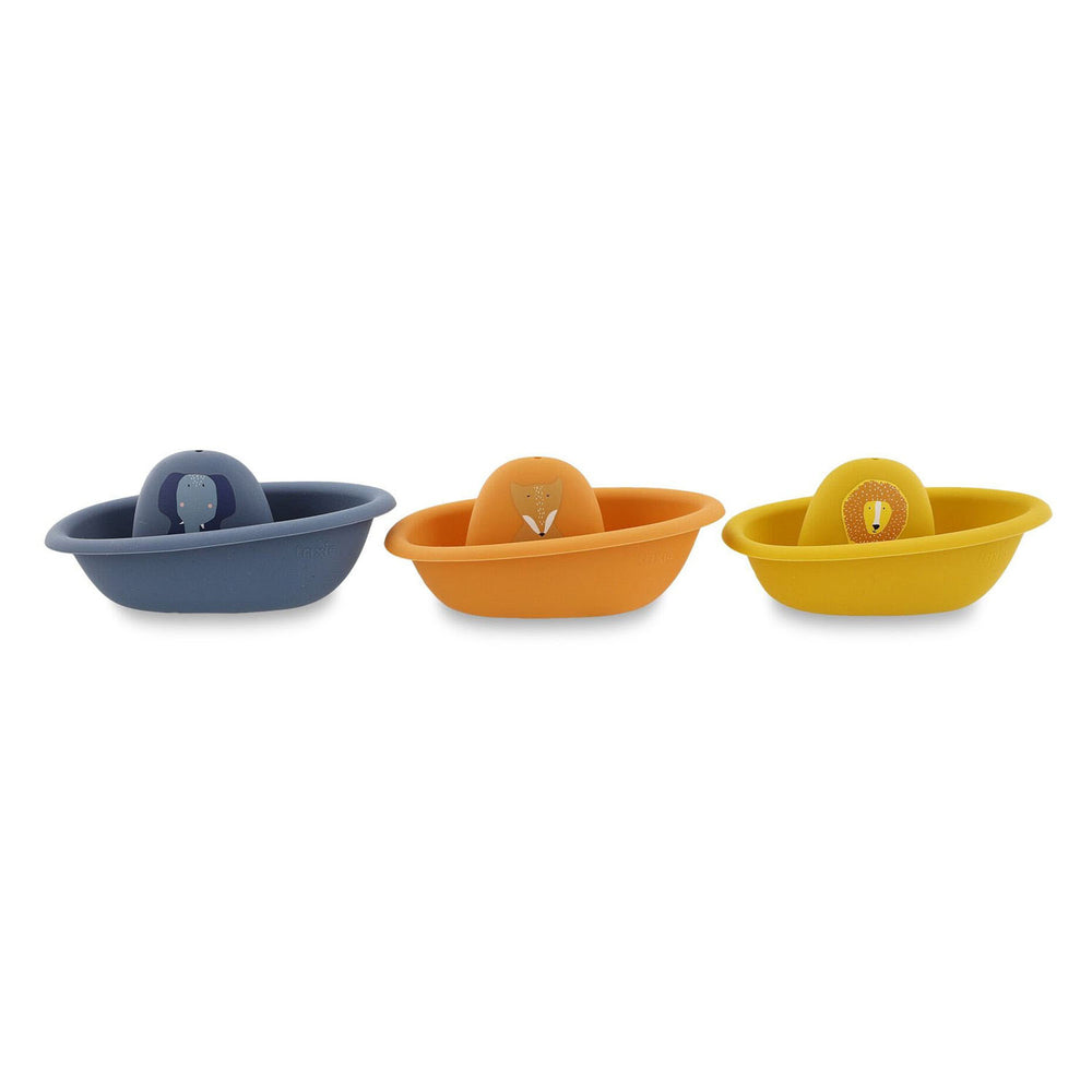 Trixie bath toys stackable bath boats, 3 pcs.