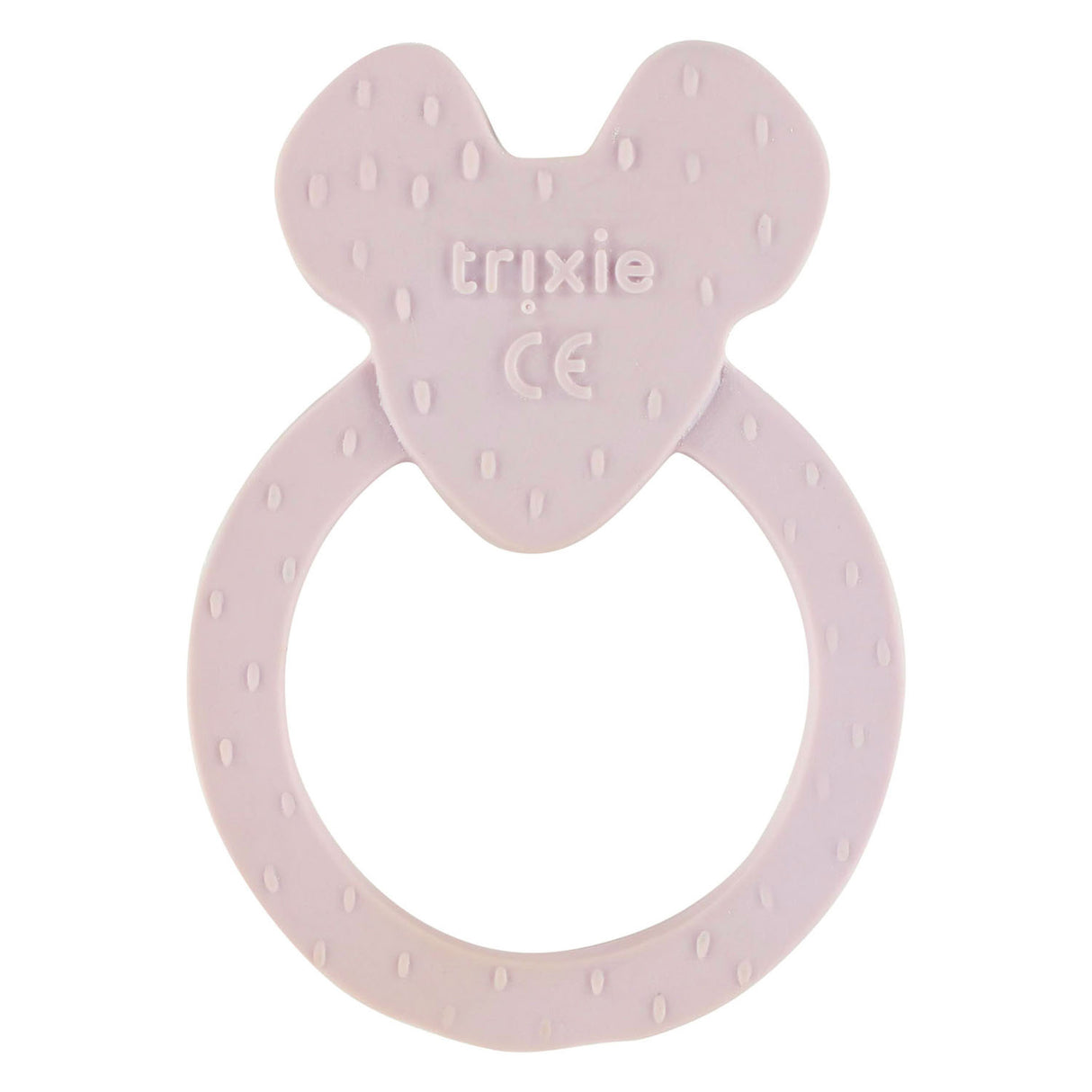 Trixie кръгъл пръстен за зъби от естествен каучук - mrs. мишка