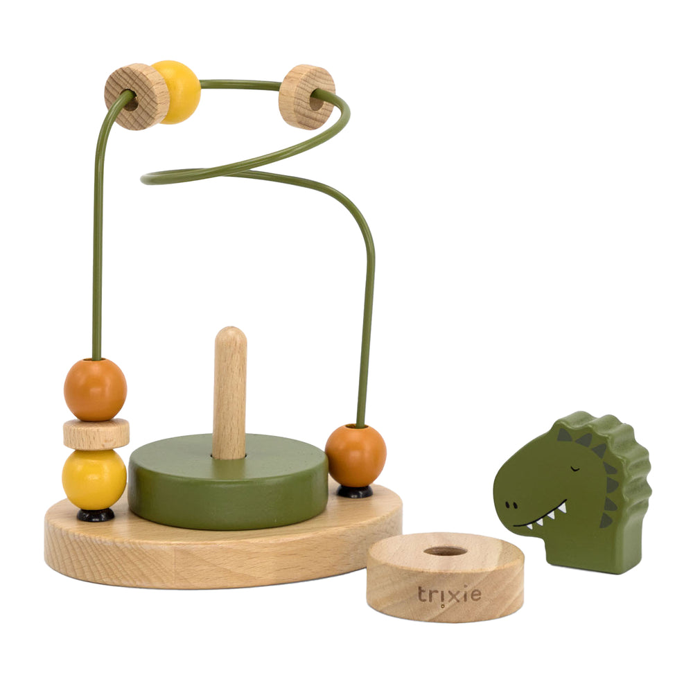 Trixie wooden motor skills spiral - Mr. Dino