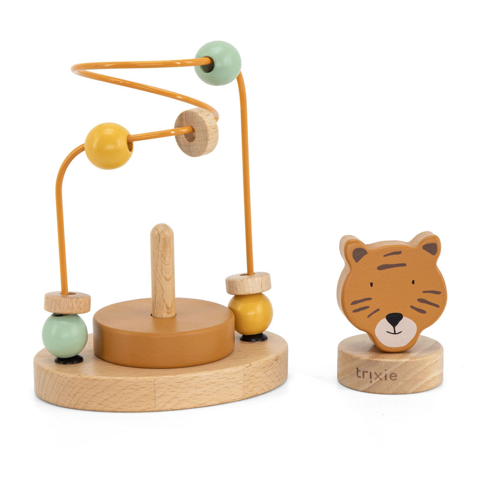 Trixie wooden motor skills spiral - Mr. Tiger