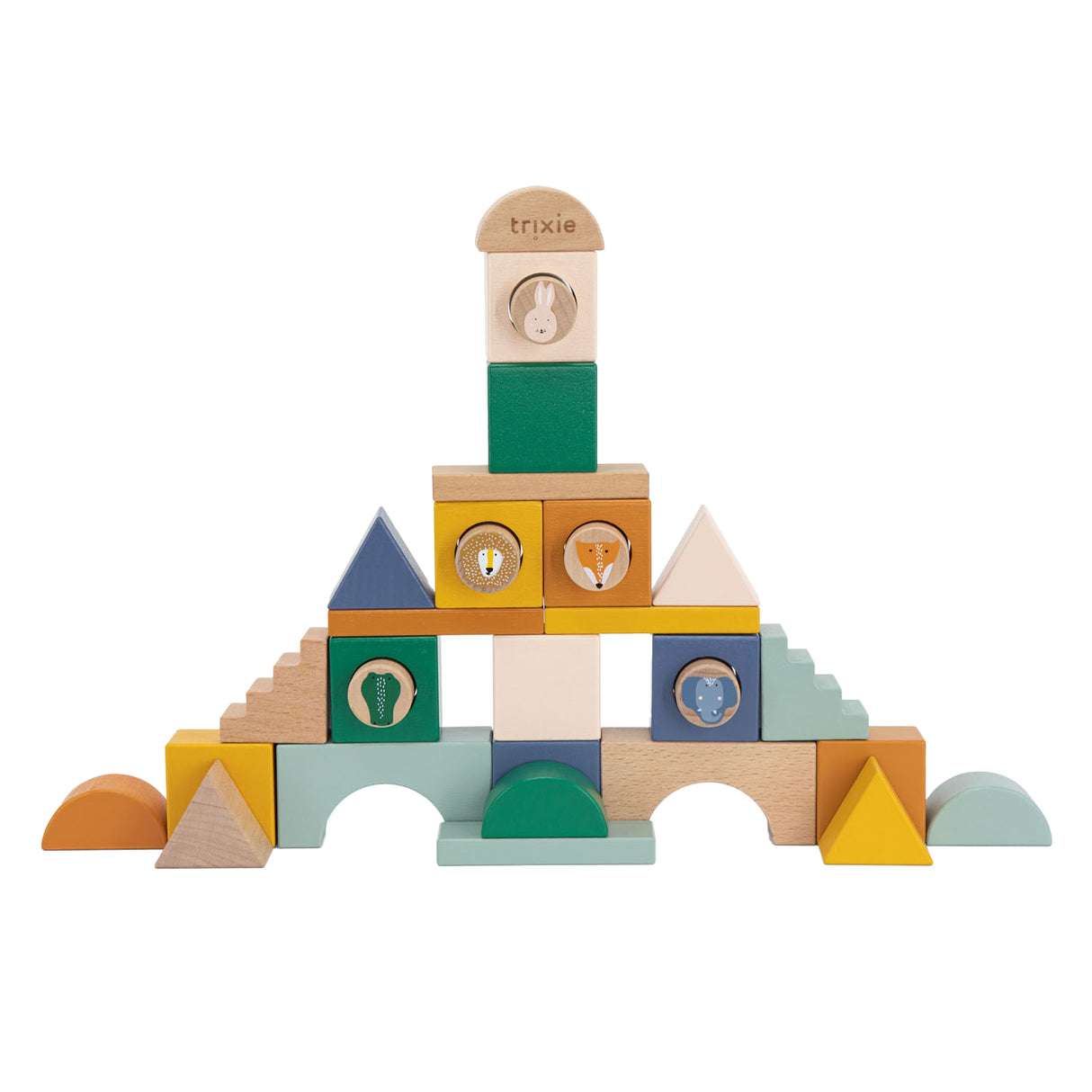 Trixie wooden blocks city, 31pcs.