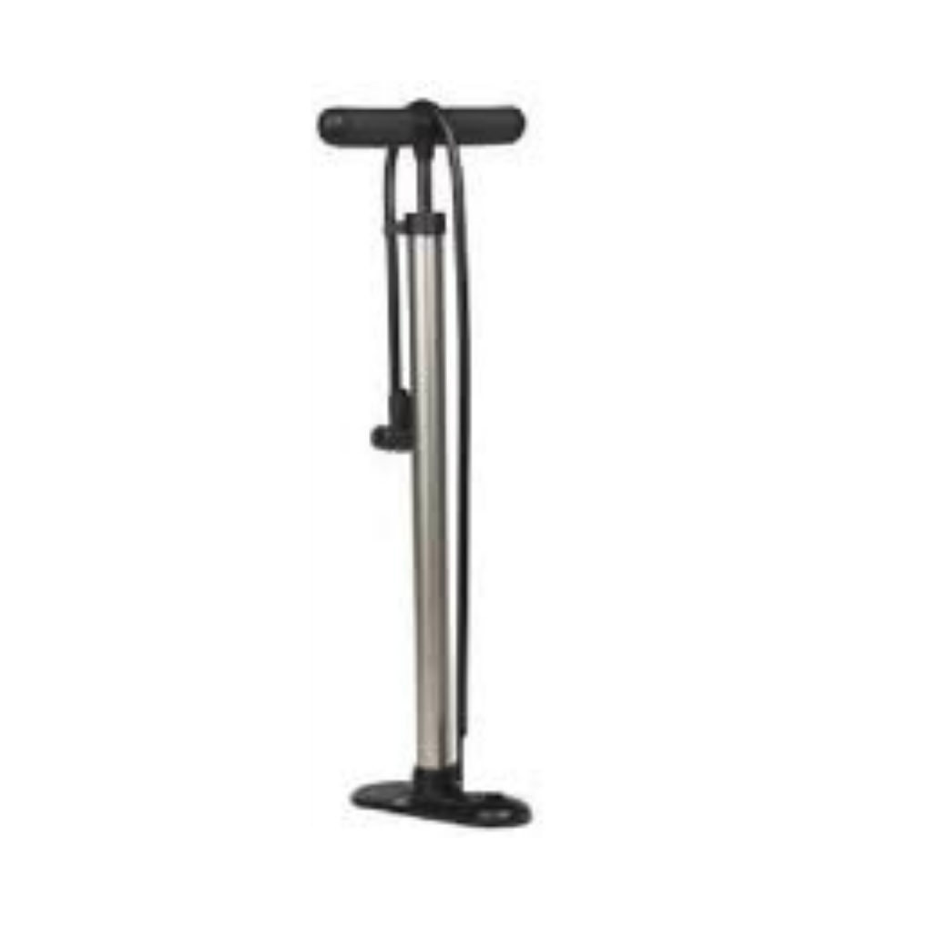 Falkx Bicycle Pump Silver Classic. Ajuste en todas las válvulas