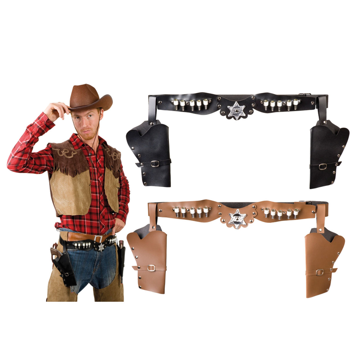 Boland double cowboy holster