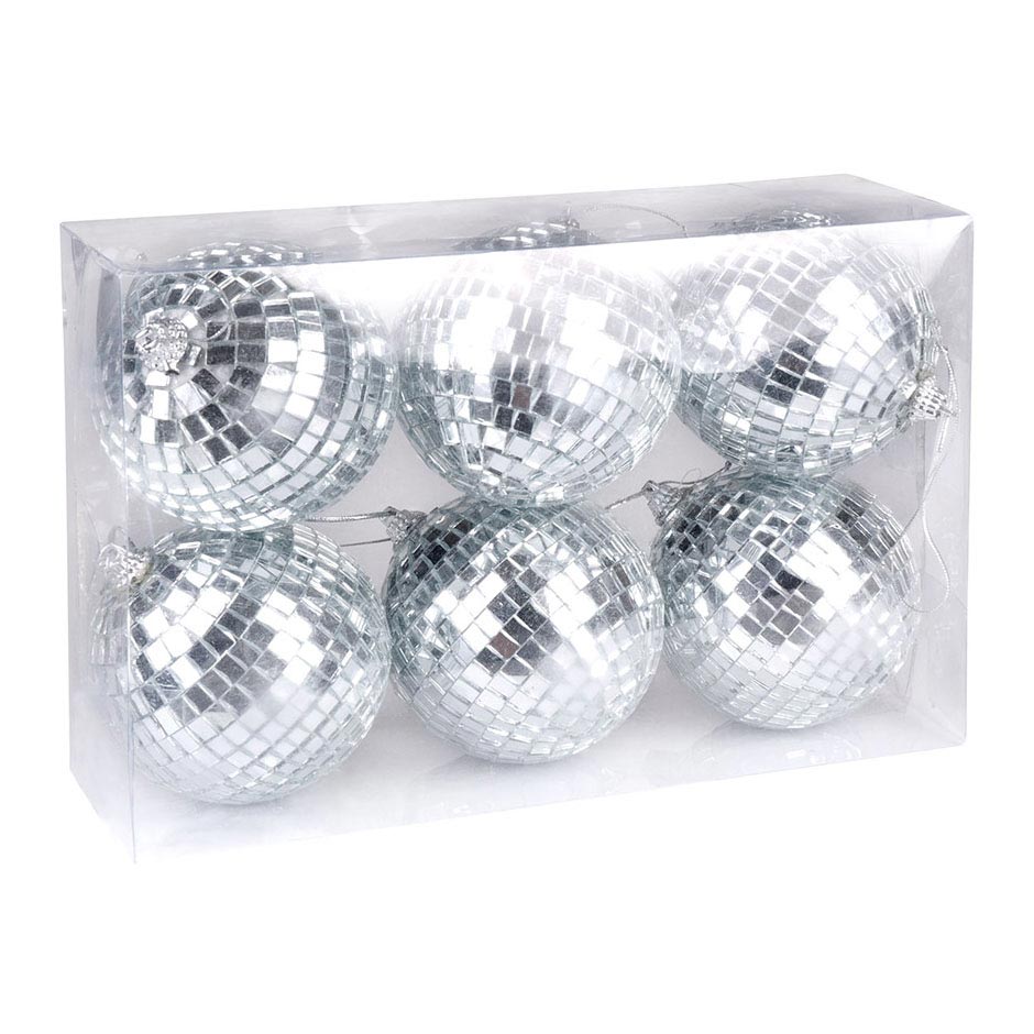 Disco balls, 6 pcs.