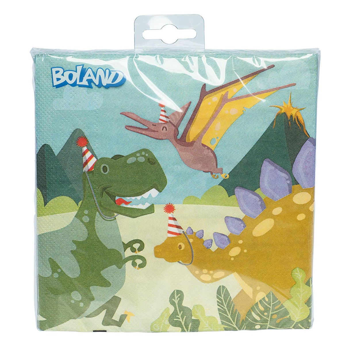Dino Party Napkins, 33x33cm