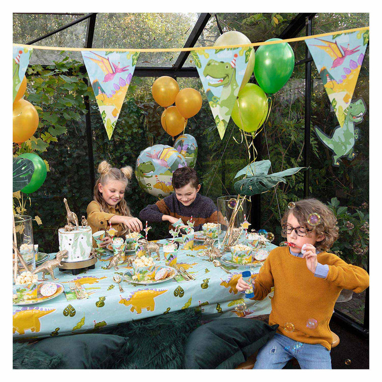 Dino Party Napkins, 33x33cm