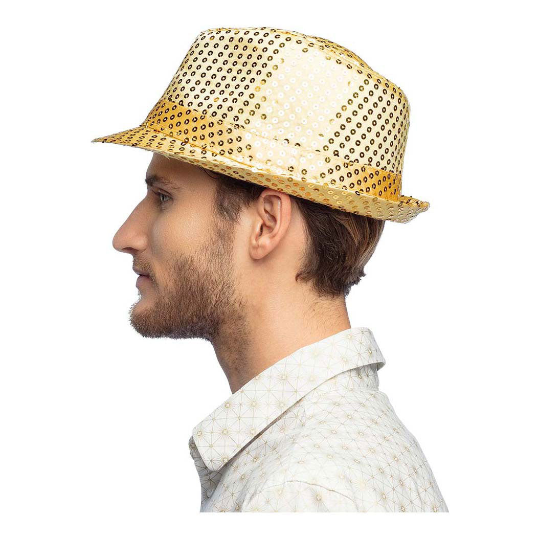 Boland hat pop star sequins gold