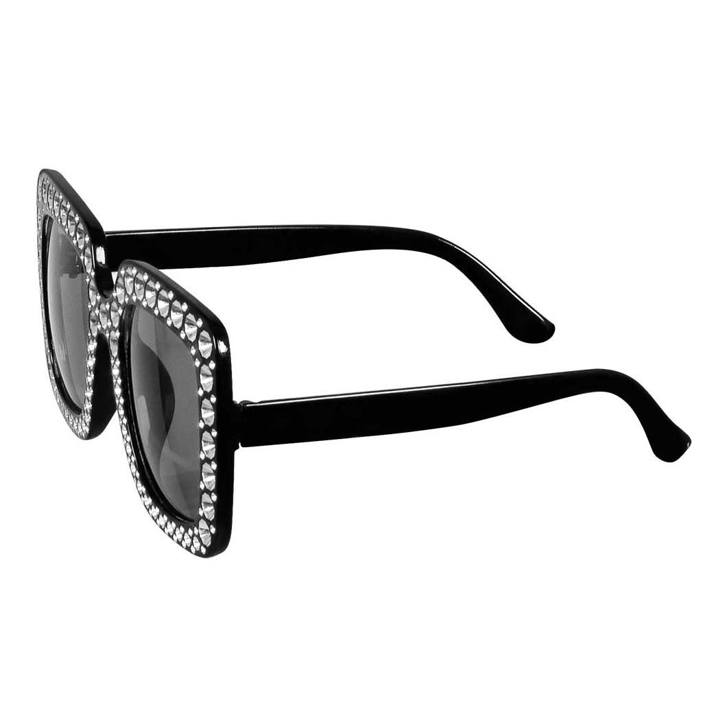Boland party glasses bling bling black
