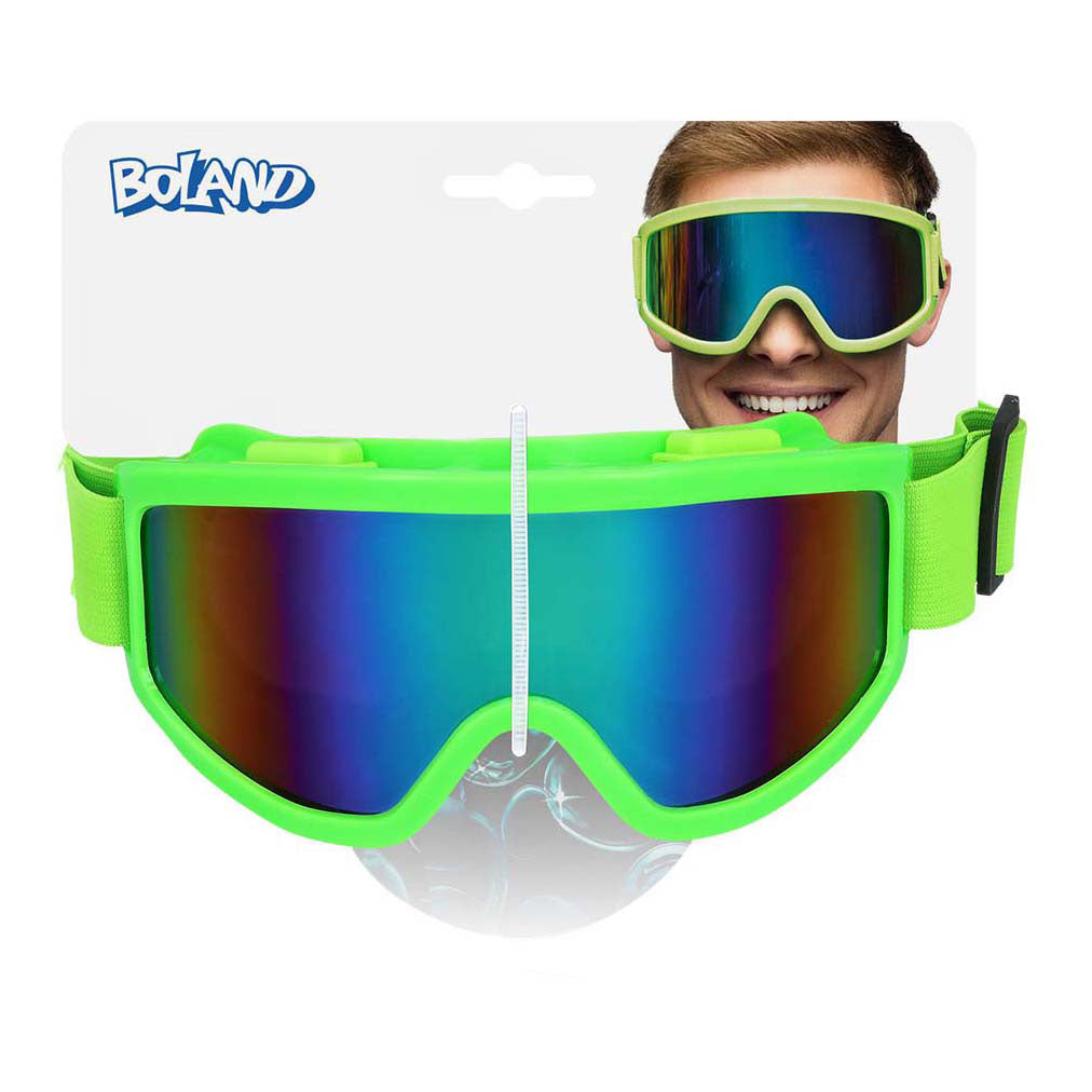Boland vakarėlių slidinėjimo akiniai neoniniai žali