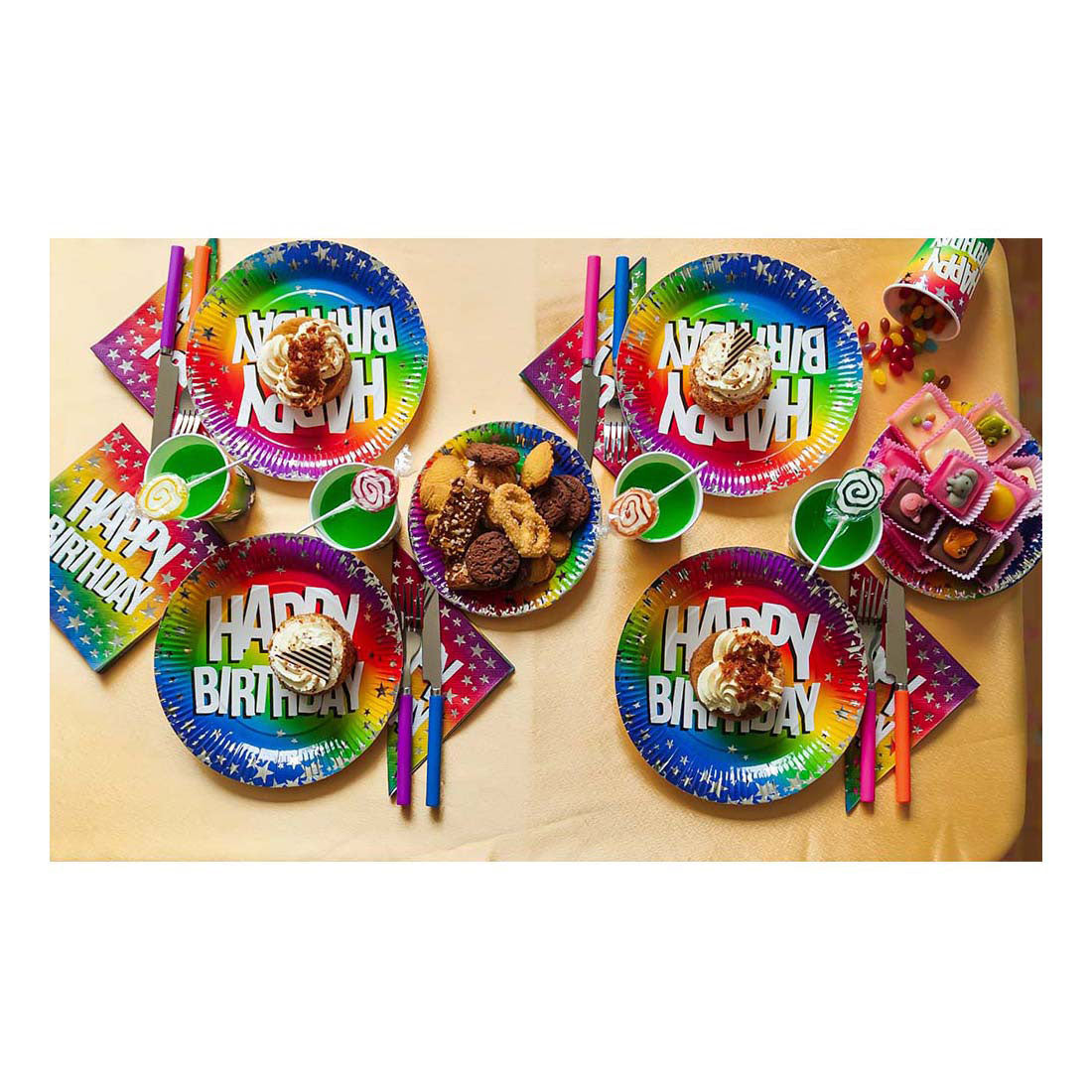 Boland paper plates happy birthday 23cm, 10 pcs.