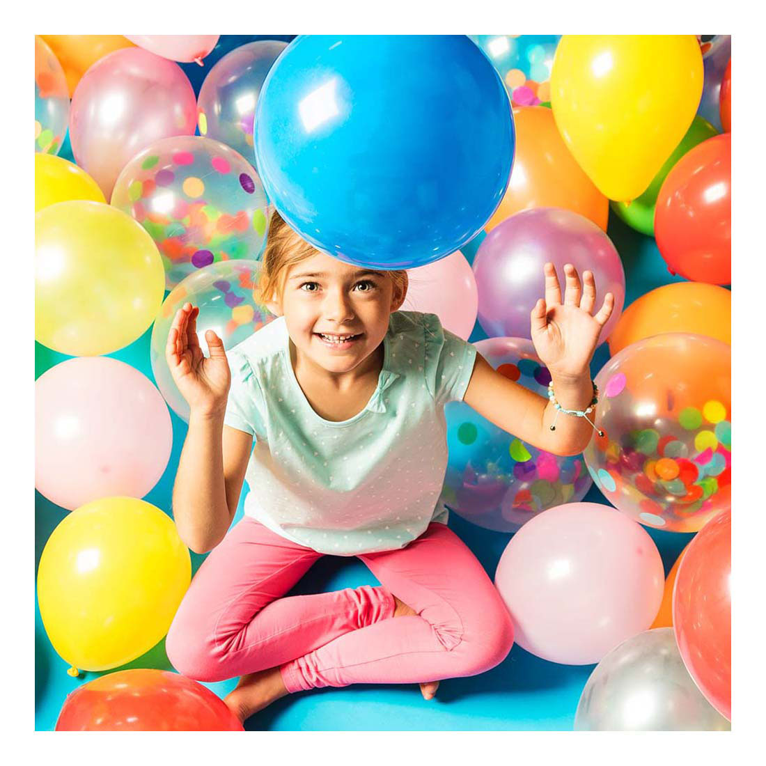 Boland confetti balloons, 5 pcs.