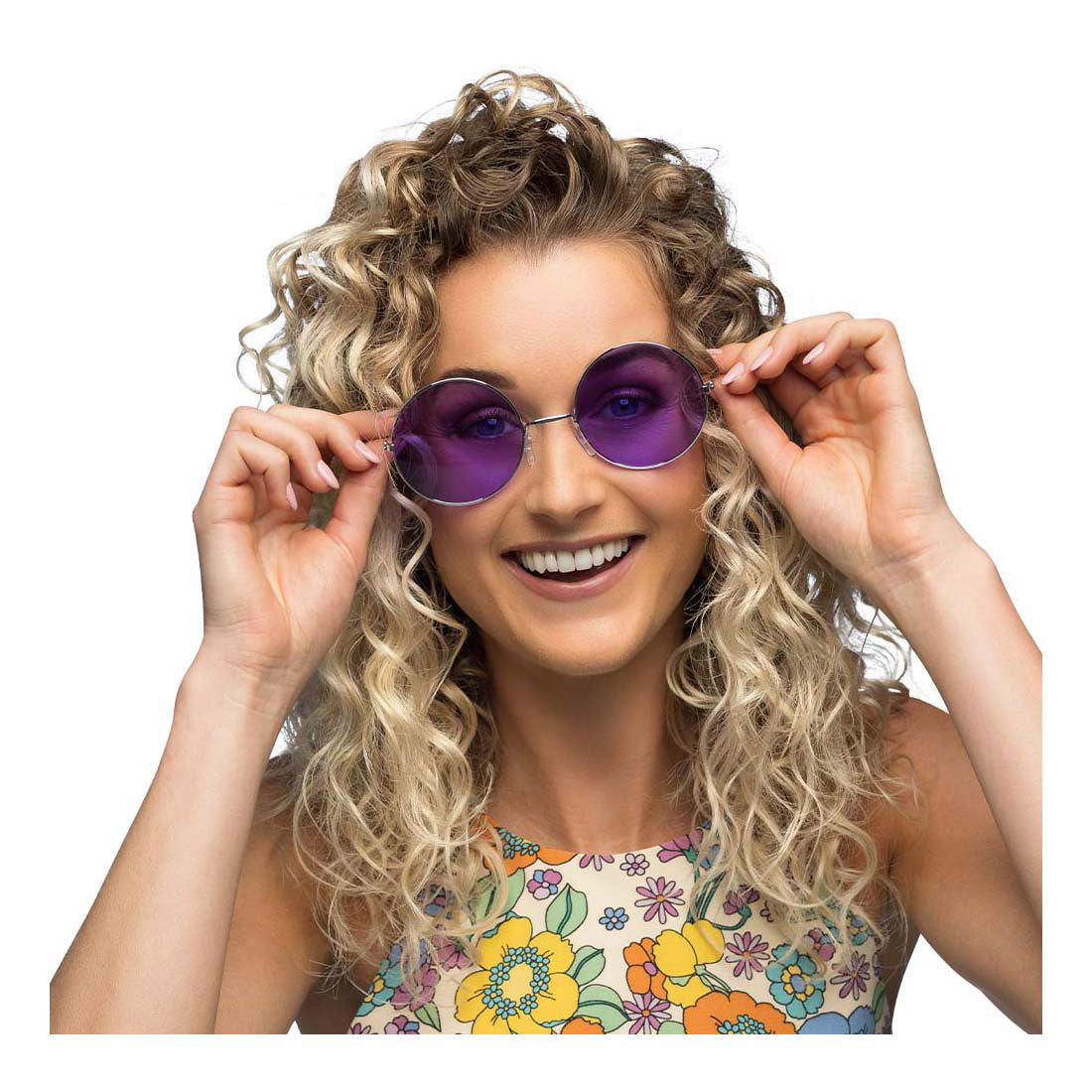 Boland festbriller hippie xl lilla