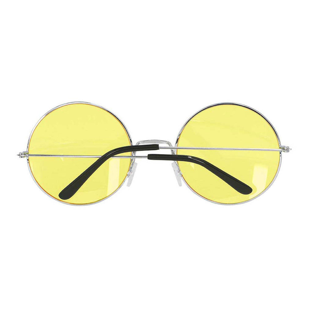 Boland party glasses hippie xl yellow