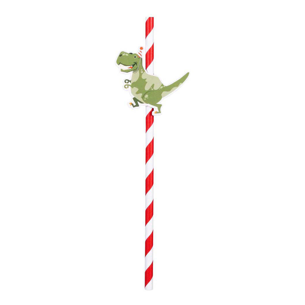 Boland paper straws dino, 6 pcs.