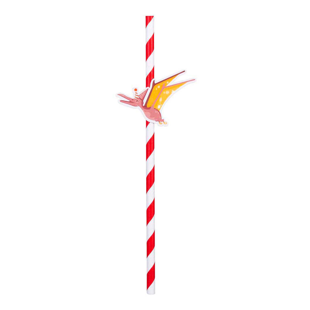 Boland paper straws dino, 6 pcs.
