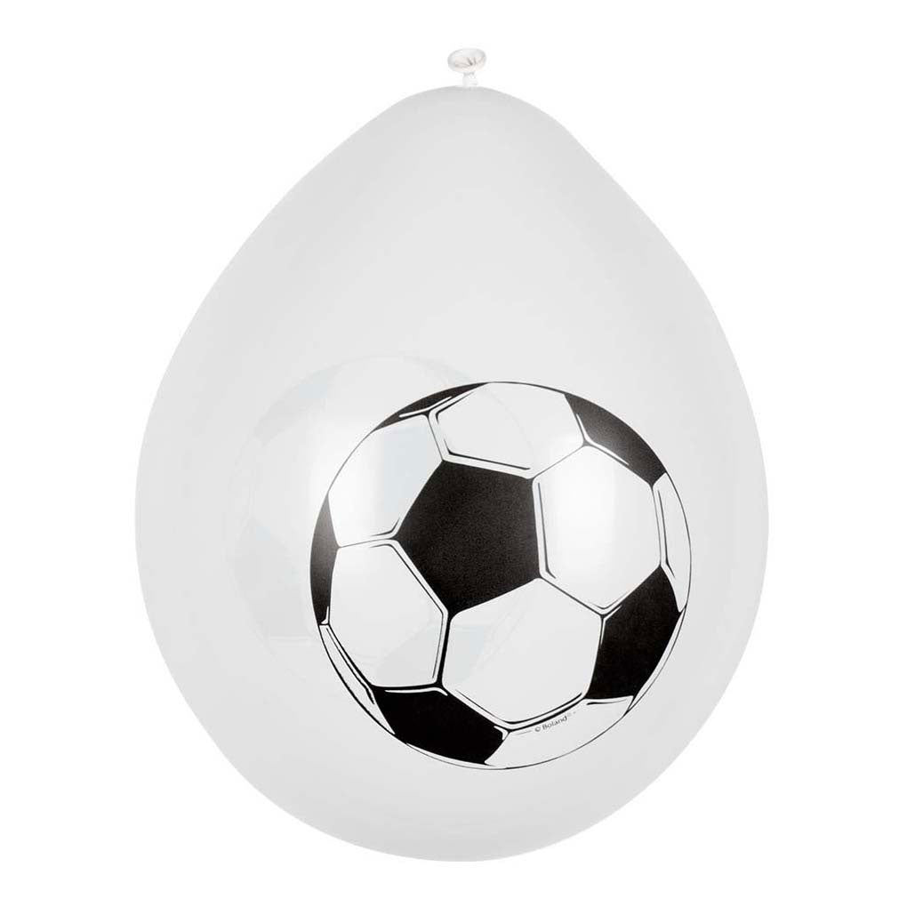Boland latex balloons football 25cm, 6 pcs.