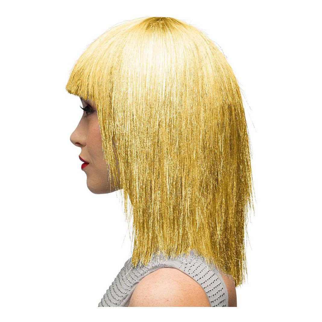 Boland pruik crazy goud