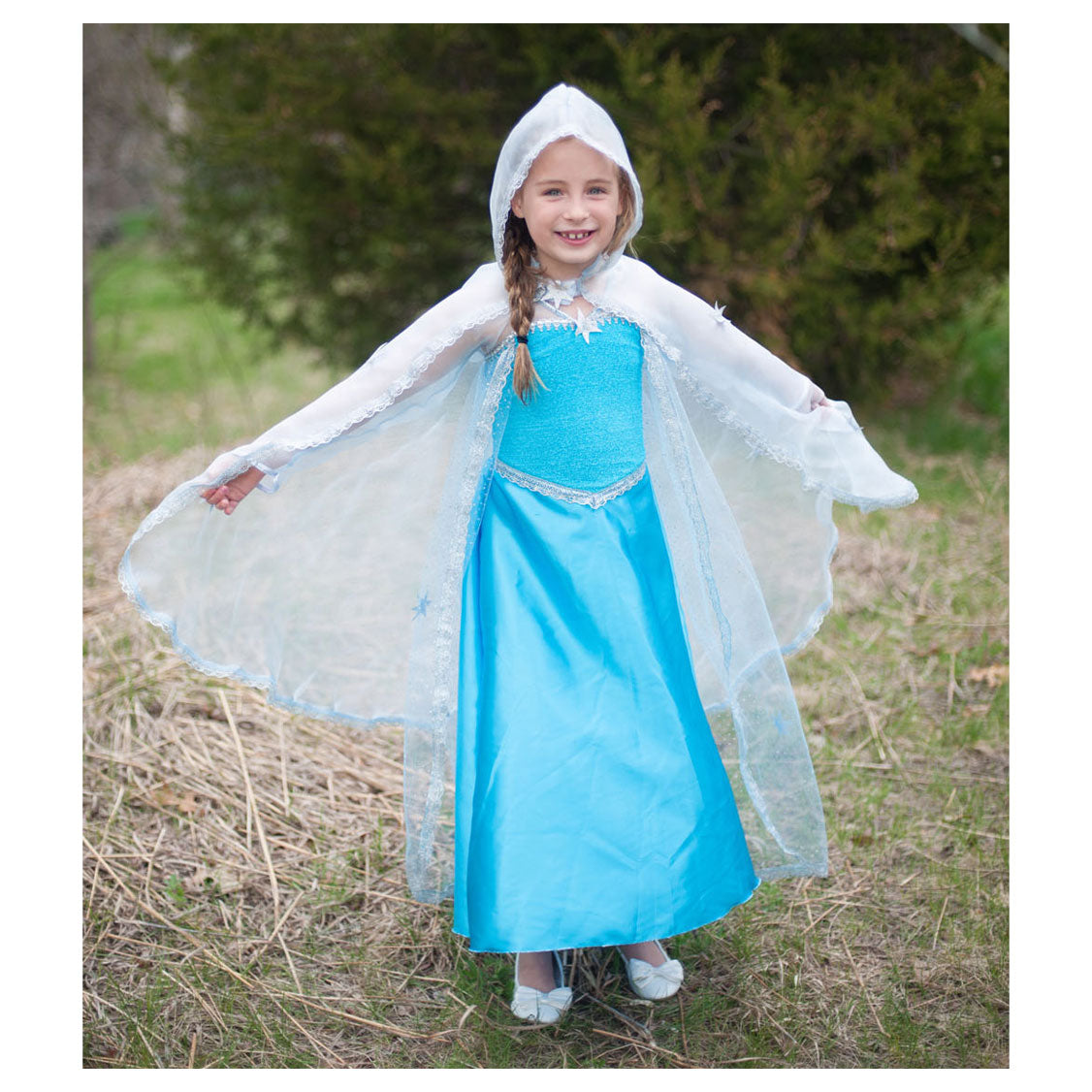 Great pretenders prinsessen cape lichtblauw, 3-4 jaar