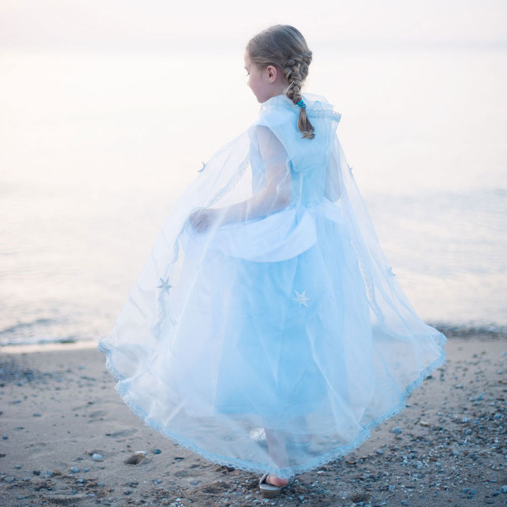 Great pretenders prinsessen cape lichtblauw, 3-4 jaar