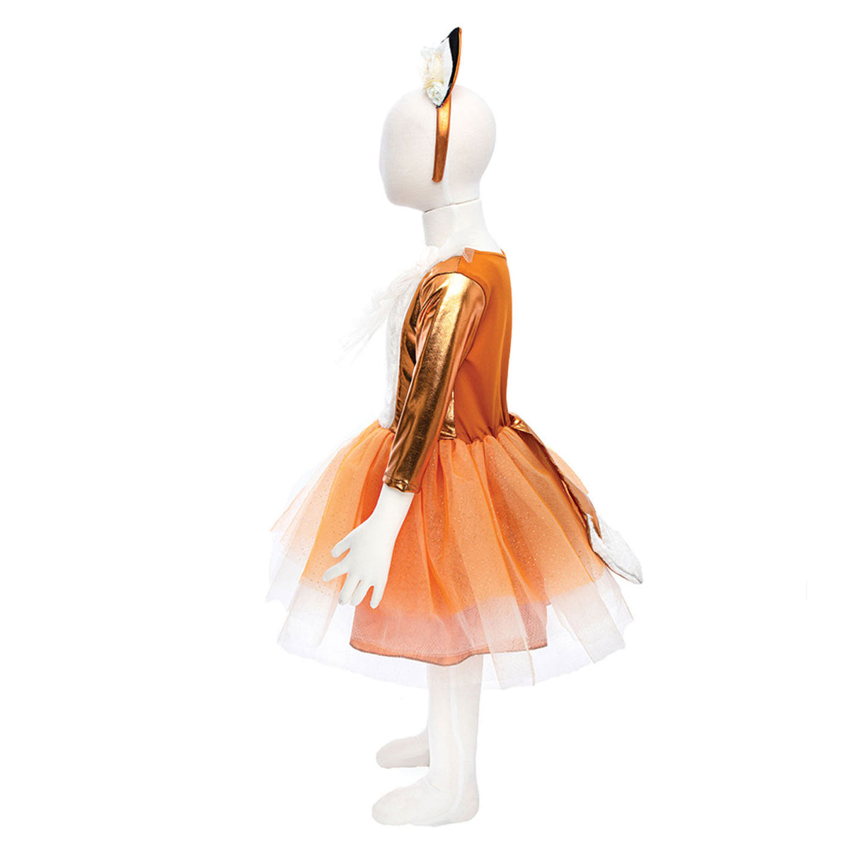 Great pretenders verkleedjurk en haarstuk vos, 3-4 jaar