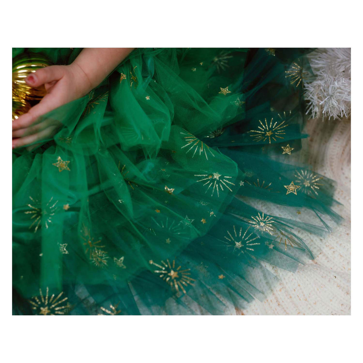 Great pretenders kerstboomjurk met haarband - 5-6 jaar