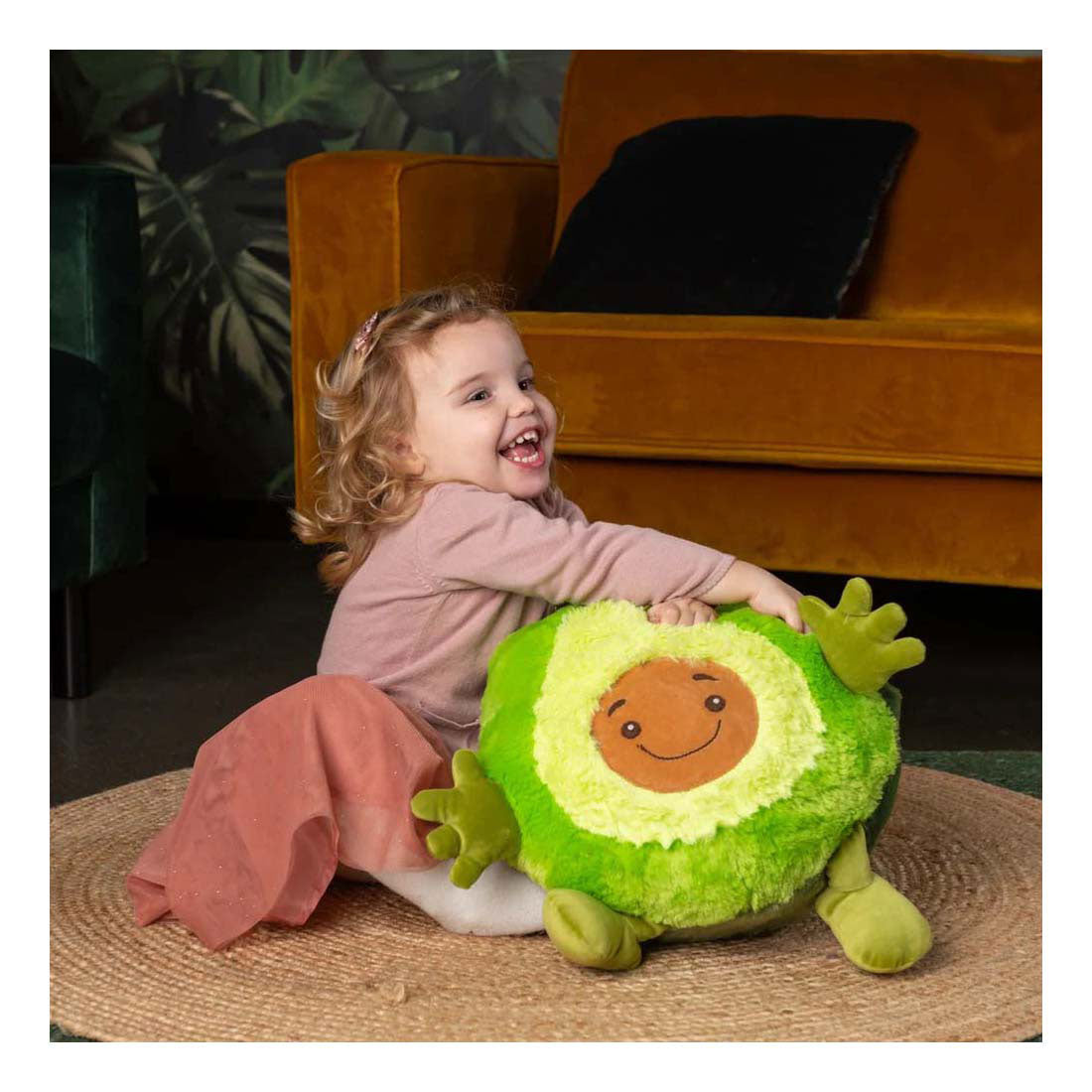 Noxxiez handwarmer cuddly cushion avocado