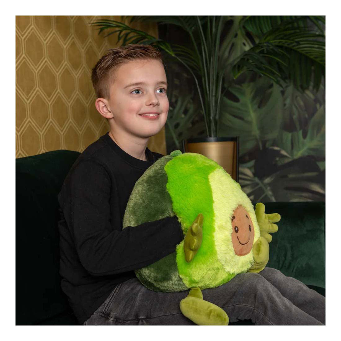 Noxxiez handwarmer cuddly cushion avocado