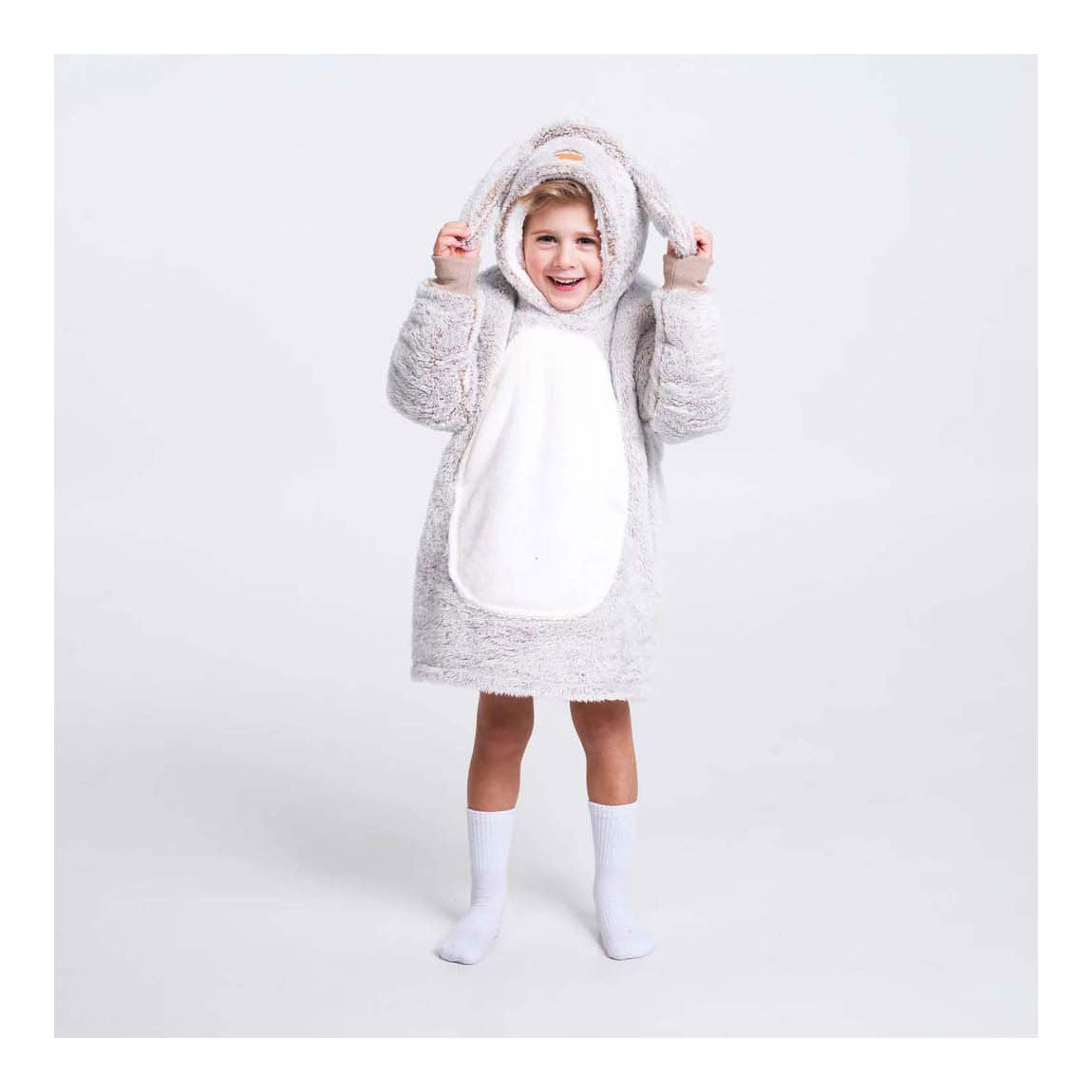 Noxxiez cuddly hoodie small sweater rabbit, 3-6 years