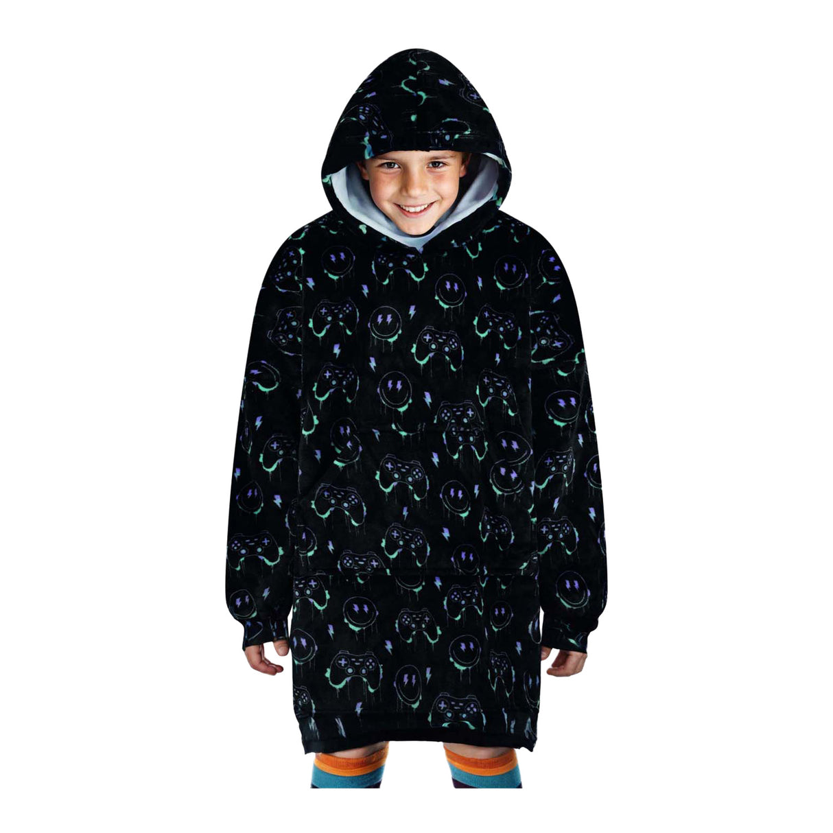 Noxxiez cuddly hoodie medium sweater gaming, up to 160cm