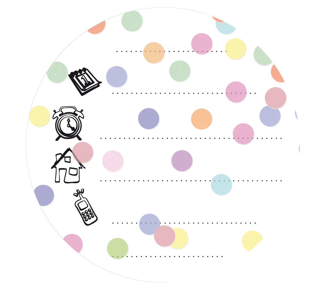 Haza Witbaard Invitations Confetti, 6.