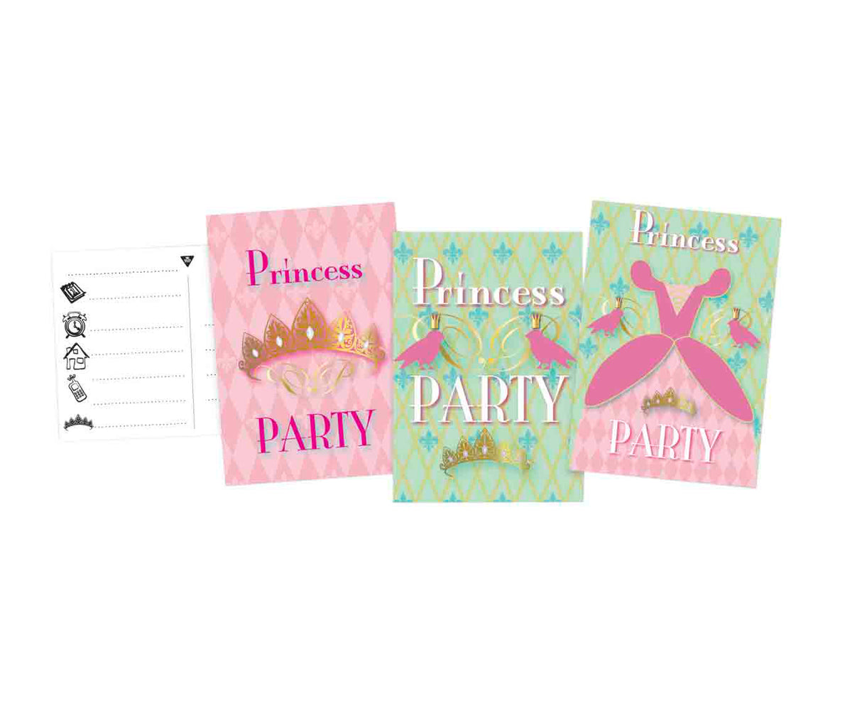 Haza Witbaard Invitations Princess Party, 6.