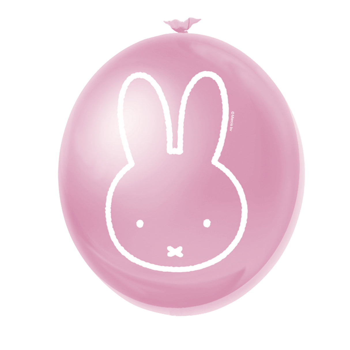 Luftballons Miffy Pink, 6st.