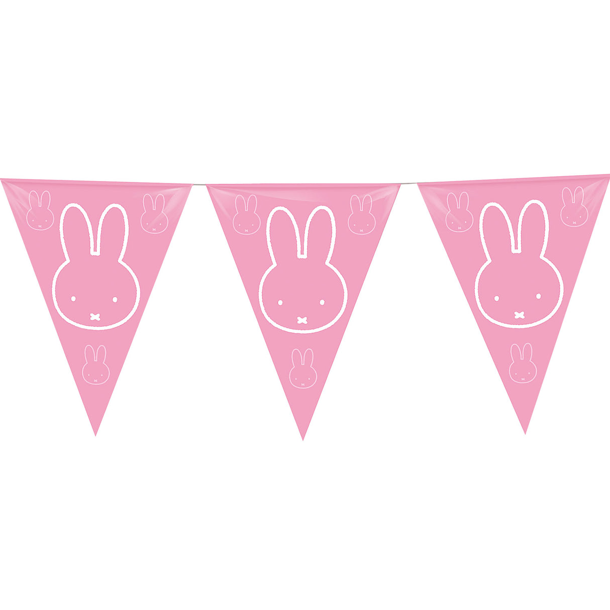 Ligne de drapeau Miffy Pink, 10mtr.