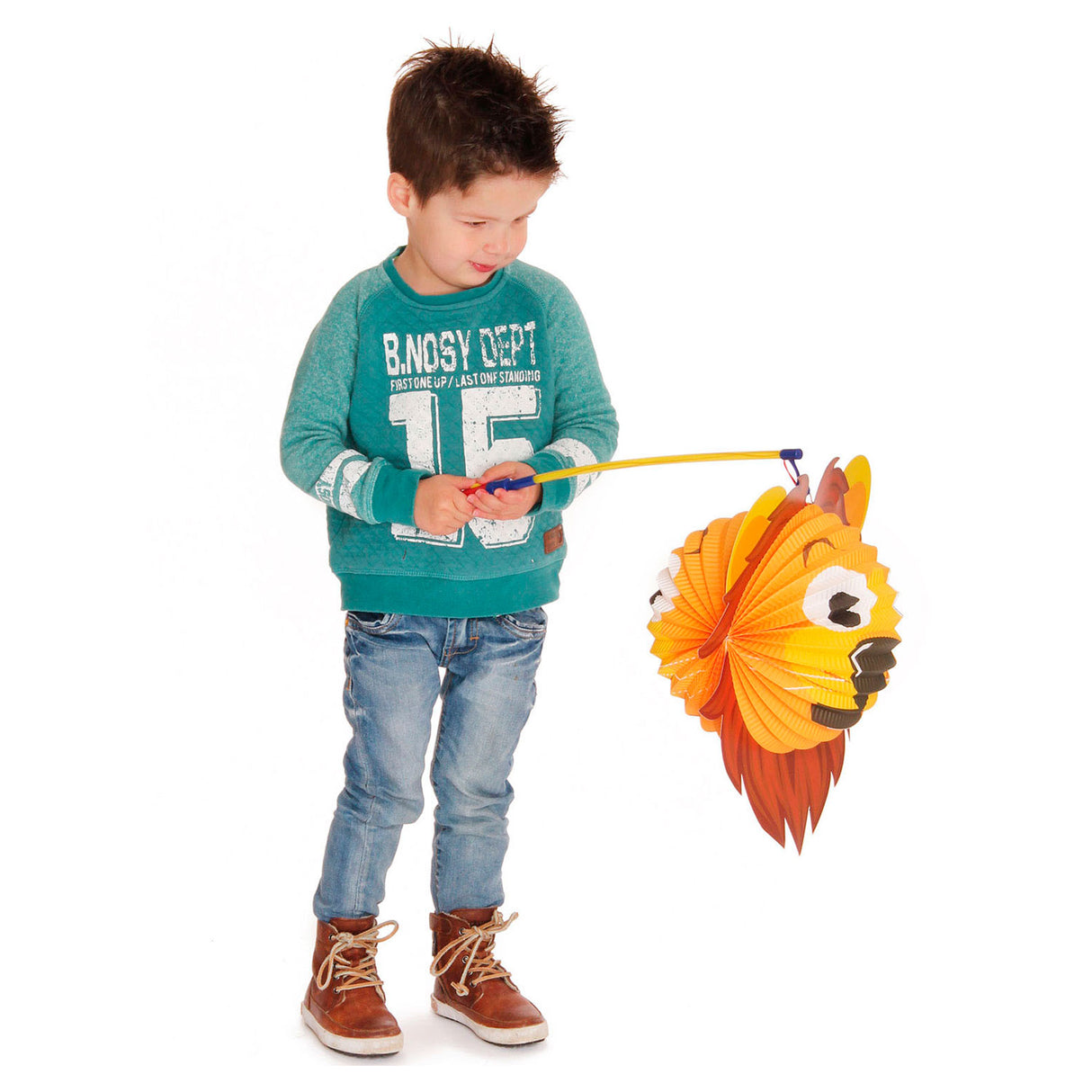 Haza whitebeard lantern stick with light, 40cm