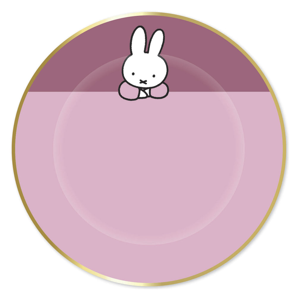 Miffy Pink Plates, 8 pcs.