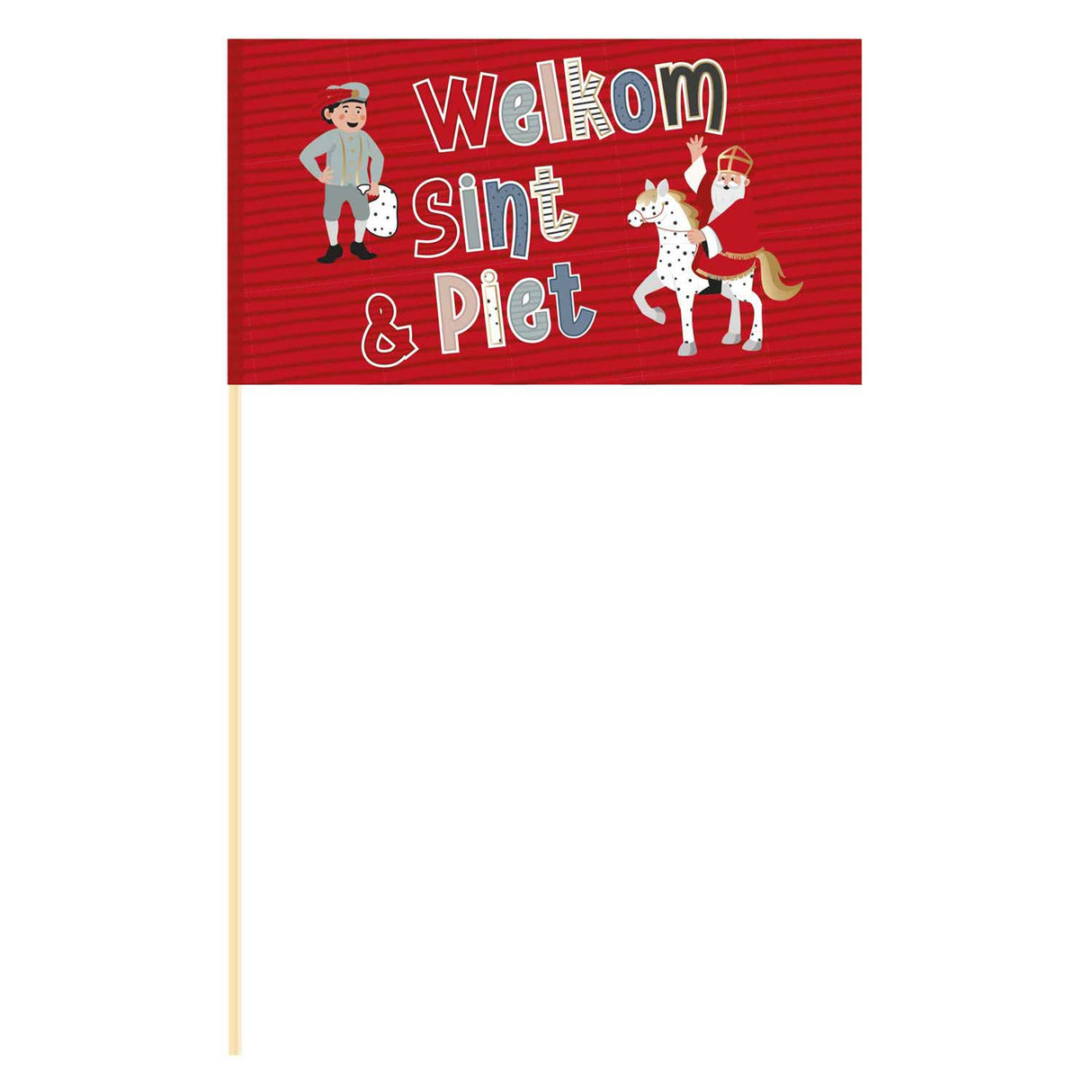 Haza whitebeard waving flag saint co. - 22x12cm