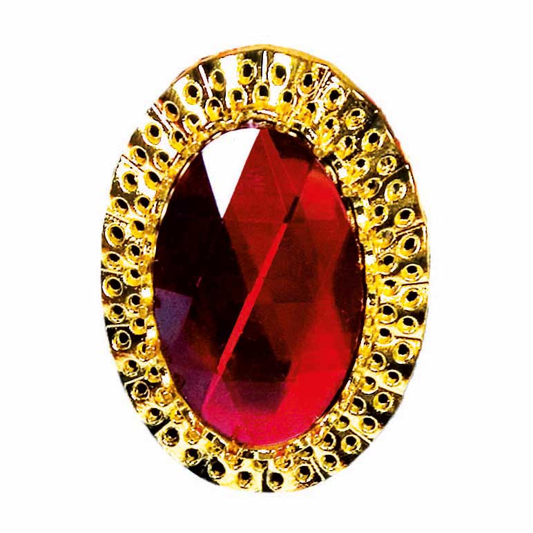 Haza white beard Santa Claus ring oval adjustable