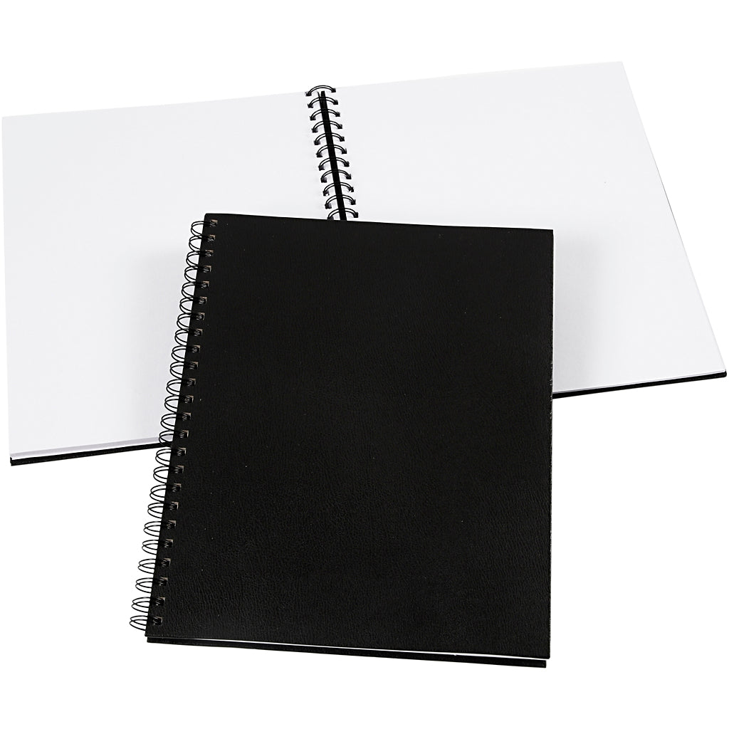 Creativ company notebook, size 23x30.5 cm, 120 g, black, 1 piece