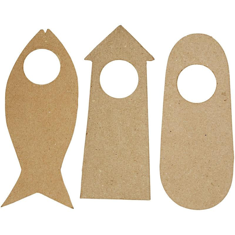 Creativ company door hanger, size 10x25 cm, 6 pieces, 1 box