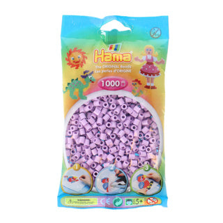 Hama Iron Beads lila pastel 1000 piezas