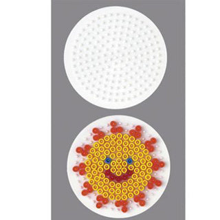 Placa base de cuentas para planchar Hama redonda pequeña