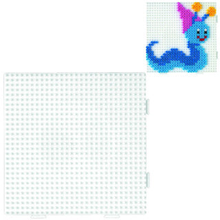 Hama iron-on beads base plate, square, connectable, large