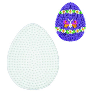 Tabla de planchar con cuentas Hama - huevo