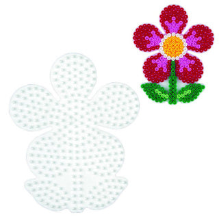 Hama ironing bead board - flower
