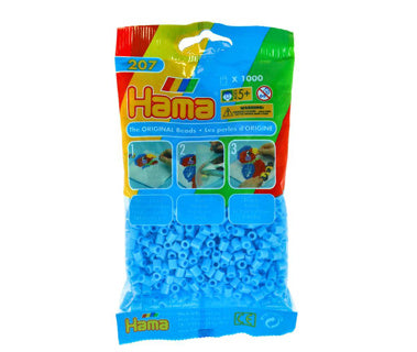 Hama Iron Beads Light Blue 1000 piezas